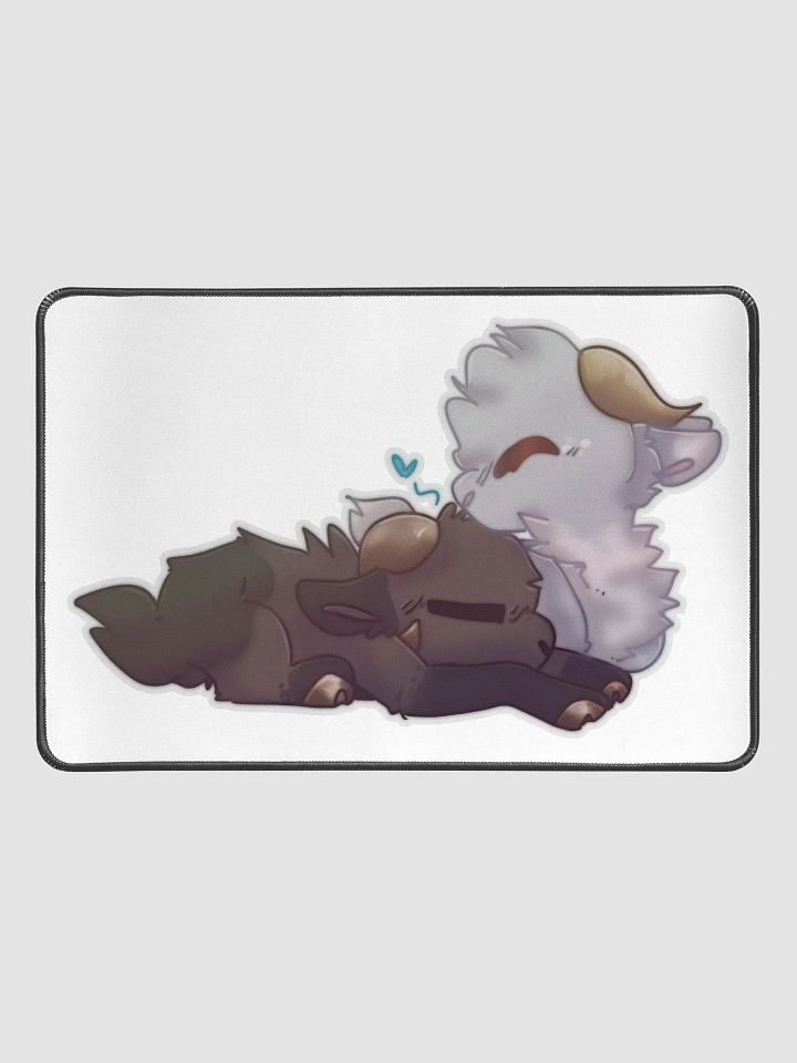 Goat Cuddles 1 Desk Mat 12