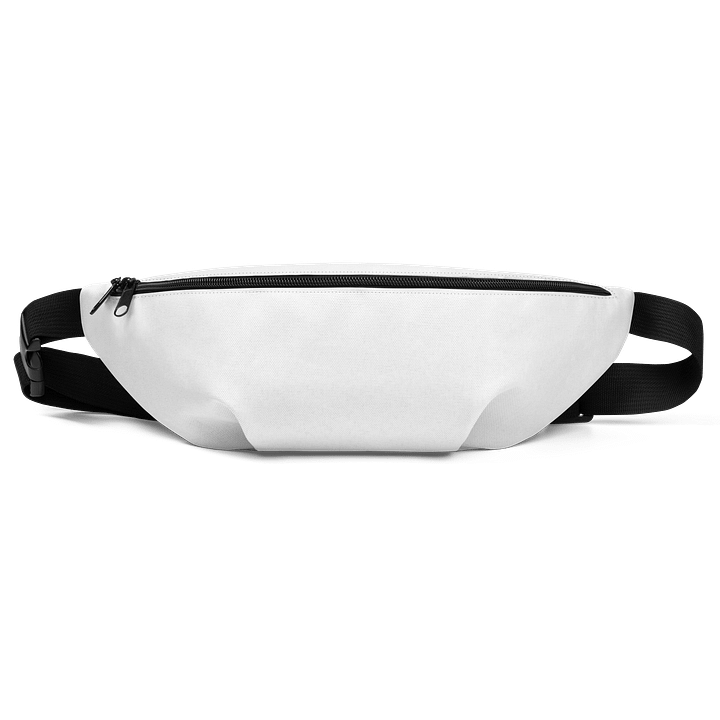 White Solid Color Fanny Pack (Waist Bag) product image (1)