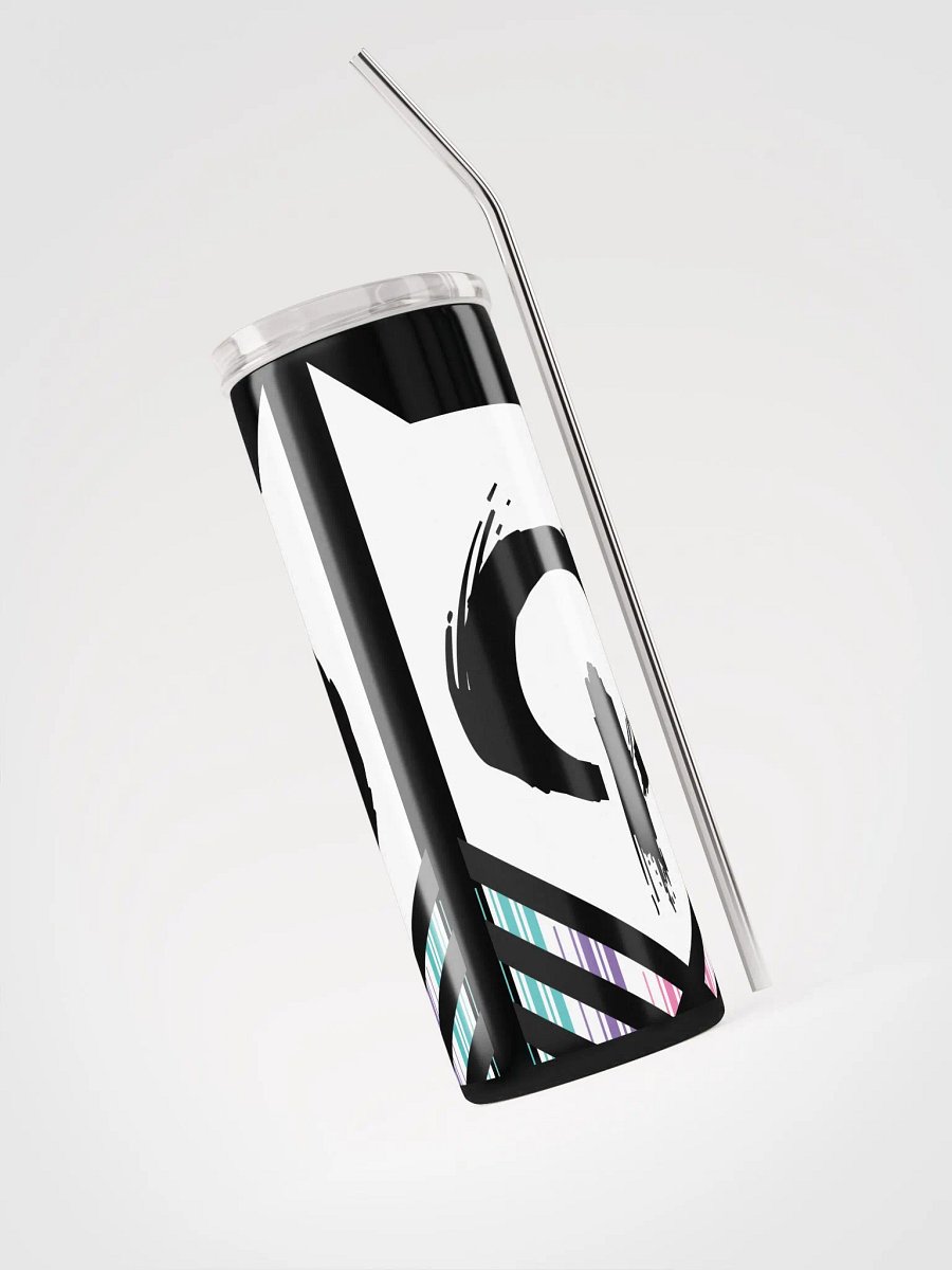 OptimusProcrastinus PowerUP Tumbler (White on Black) product image (3)
