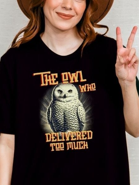 Hedwig Owl Funny Vintage Pulp Mystery Harry Potter Shirt product image (14)
