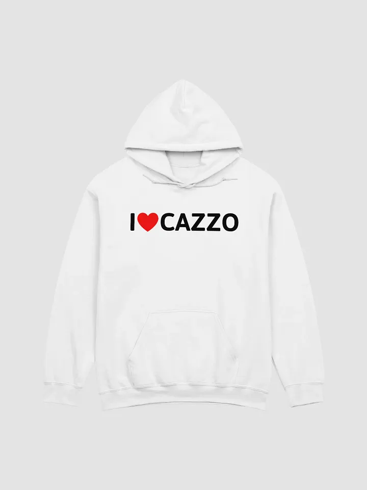 I ♥️ cazzo hoodie light product image (2)