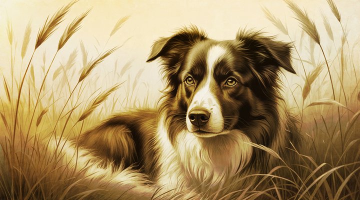 Border Collie Pastel 1-18x10x300 product image (1)