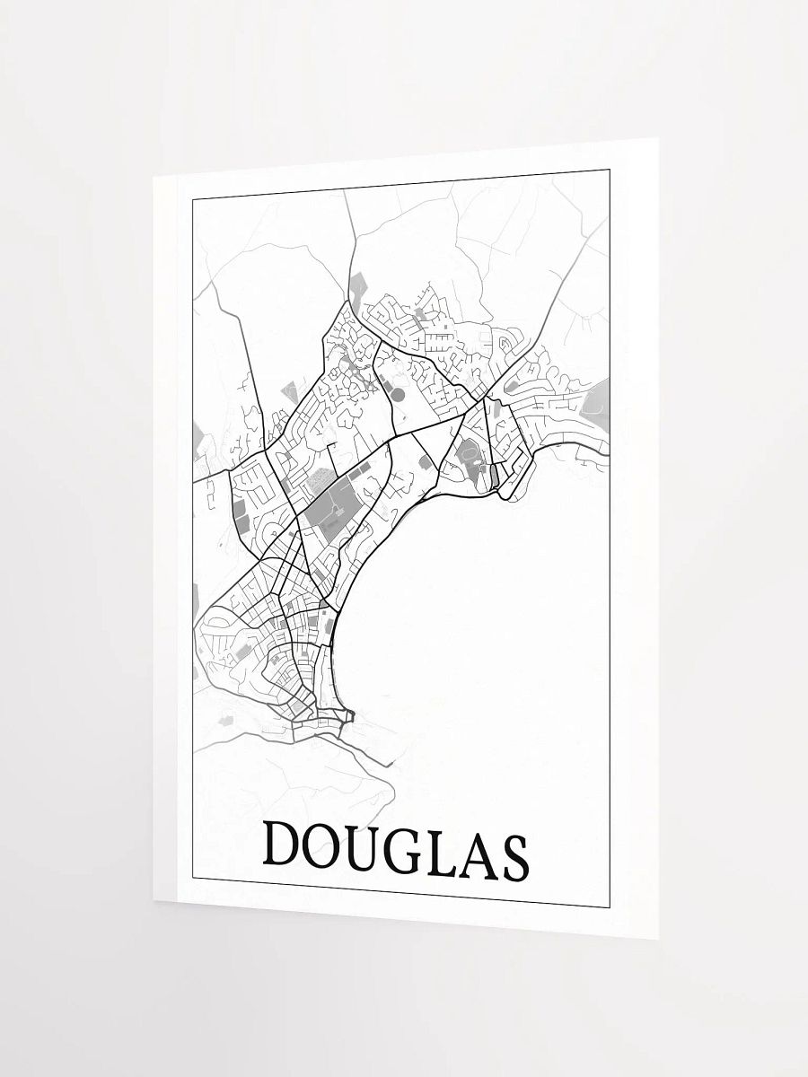 Douglas, Isle of Man, city map print product image (10)
