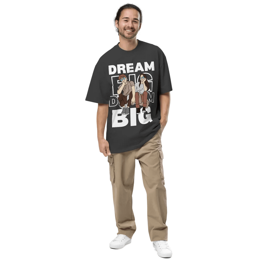Dream big oversized faded fit T-shirt product image (4)