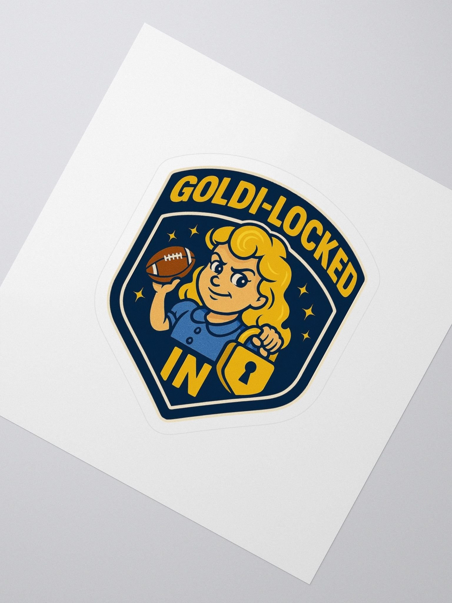 Goldi-Locked In - Sticker product image (2)