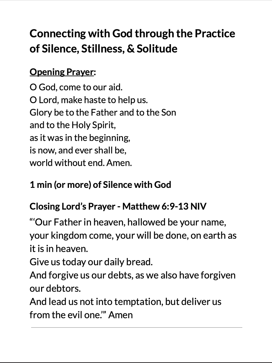 Devotional: Connecting with God through Silence, Stillness, & Solitude product image (1)