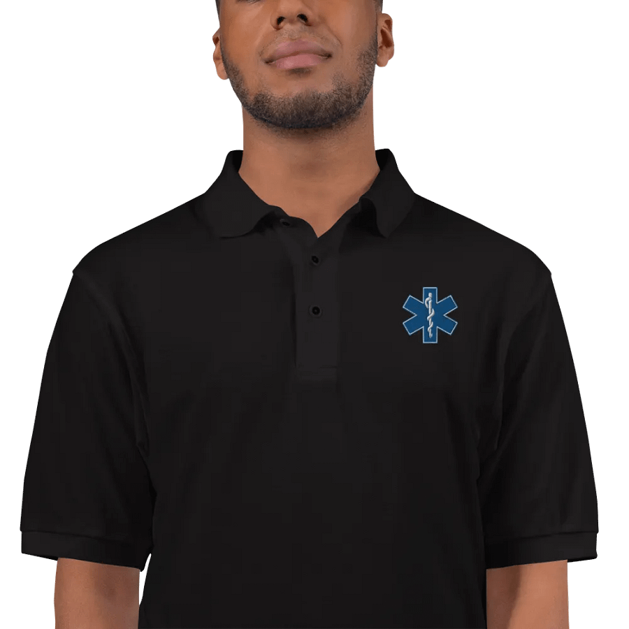 "Star Of Life" Embroidered Collared Shirt. product image (22)