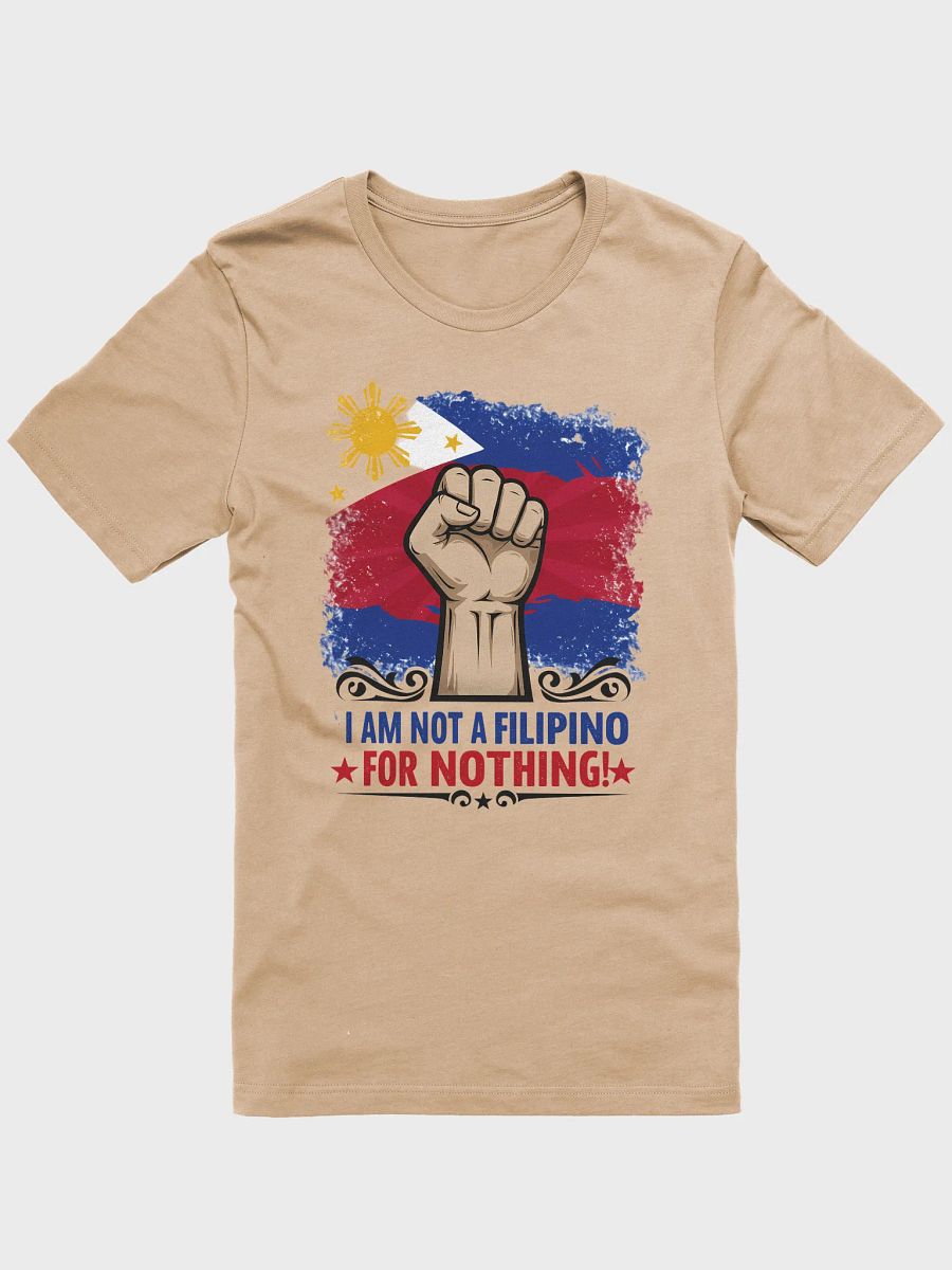 Proud Filipino Fist T-Shirt - Patriotic Philippines Heritage Tee product image (4)