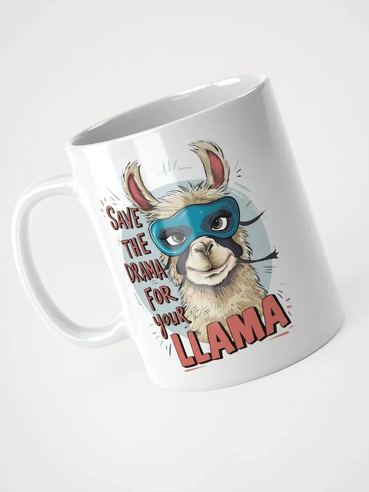 Drama-Llama Blue Mask Mug product image (2)