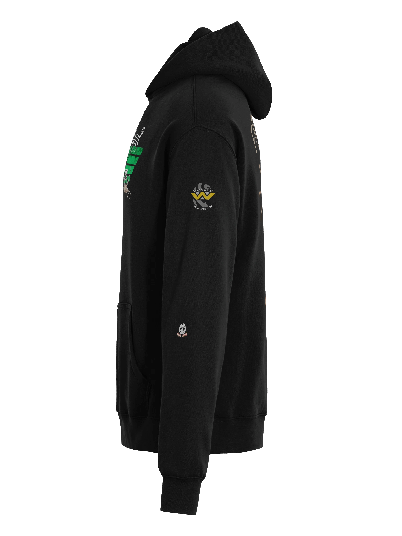 FREE HUGS — WEYLAND INDUSTRIES DROP - ALIEN - HOODIE #1 -🔥 LIMITED-TIME DROP - Black or White product image (3)