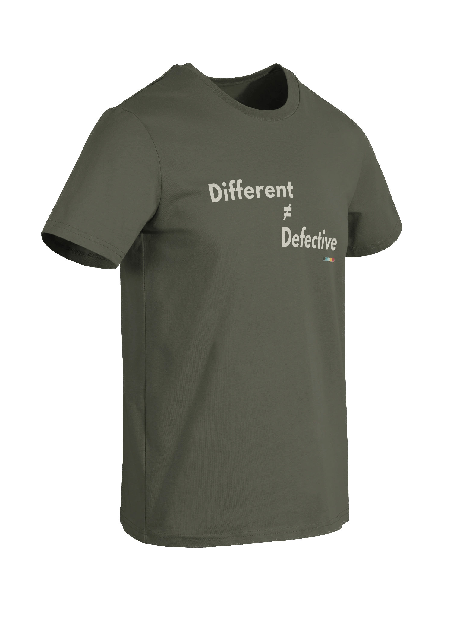 Digital Decency Tee – “Different ≠ Defective” | Anti-Bullying Organic Cotton T-Shirt — Fulfilled in EU/UK product image (2)
