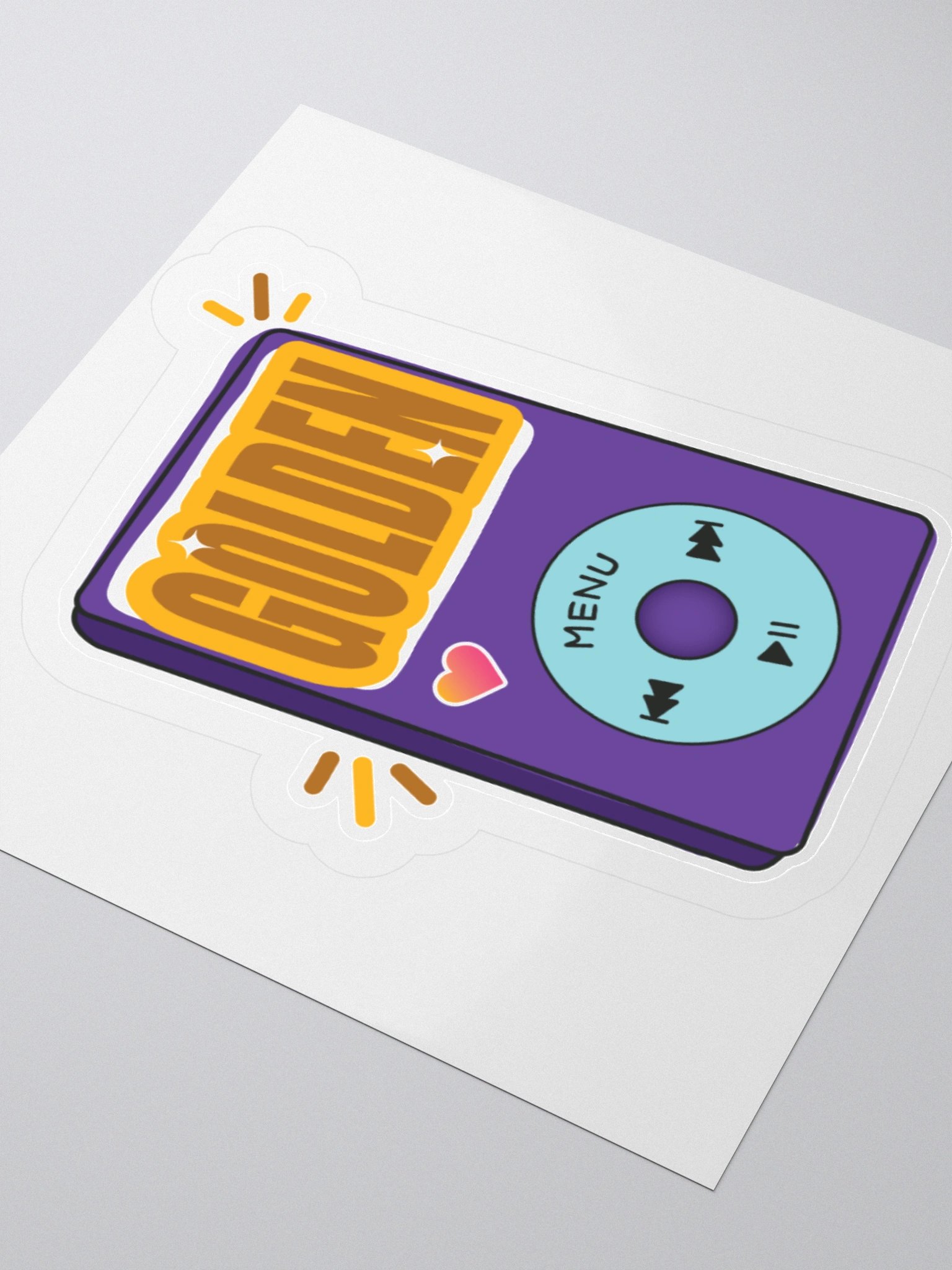 GOLDEN iPod - Kiss Cut Sticker product image (7)