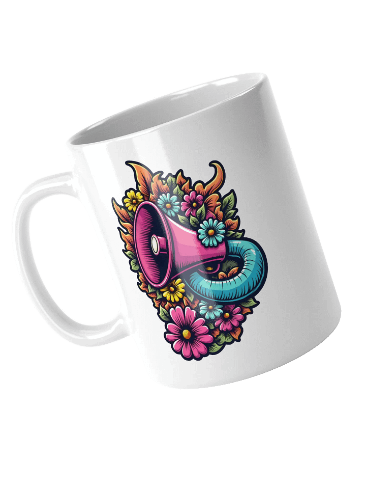 Floral Megaphone Mug product image (1)