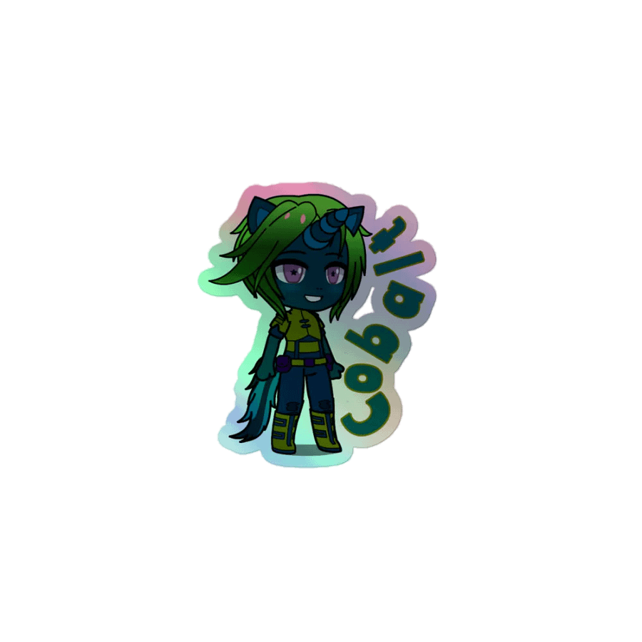 Cobalt - Shadow Unicorns - rainbow sticker product image (1)