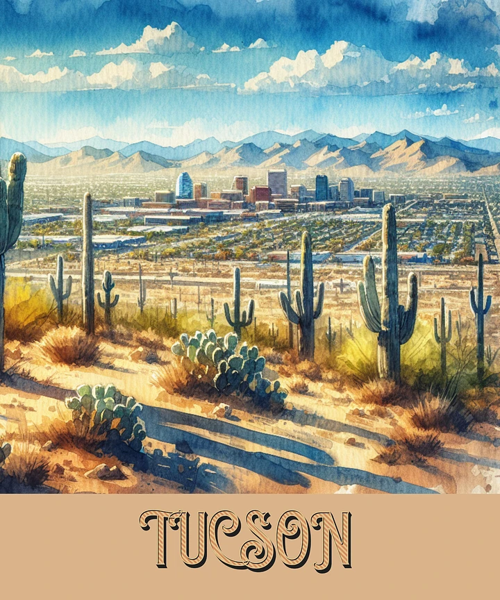 Tucson Arizona Vibrant Matte Poster Print product image (9)