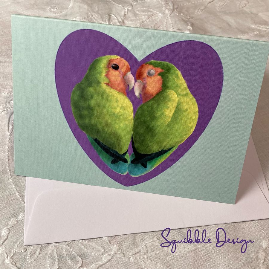 Lovebirds Greeting Card product image (3)