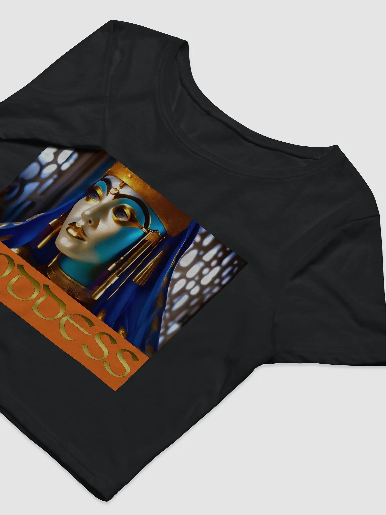 Deekstar Gold Goddess 4 Bella Canvas Women's Crop Tee product image (15)