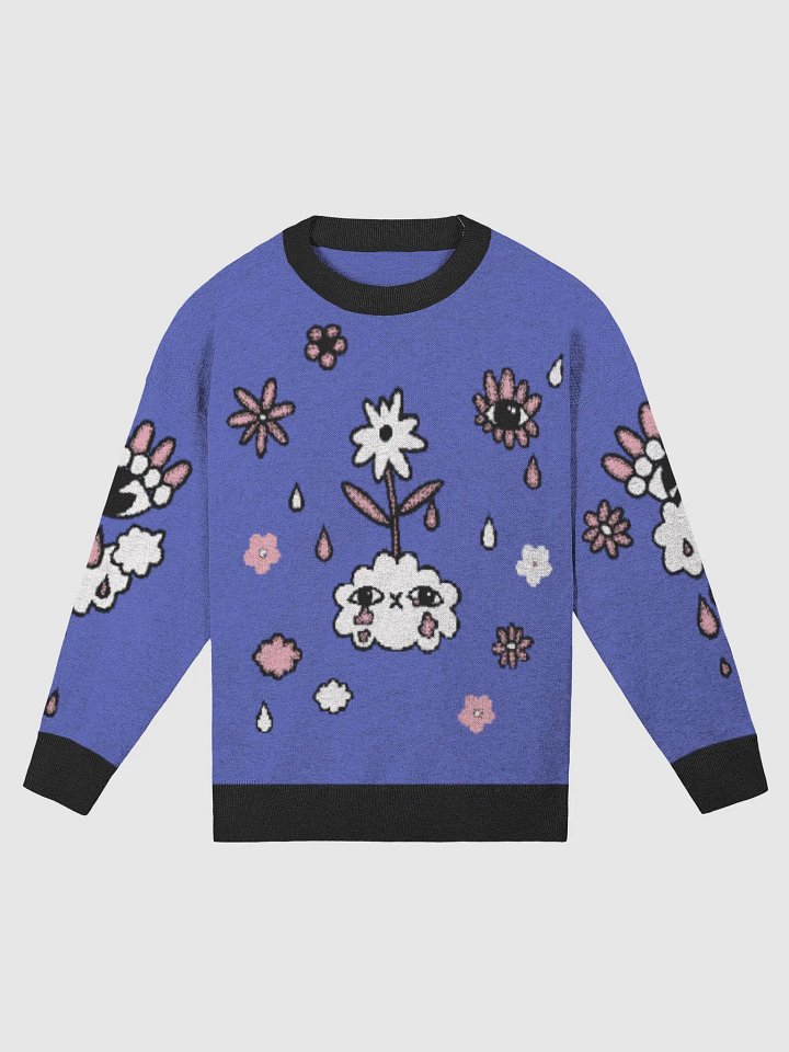 WLS Blue Knitted Sweater product image (1)
