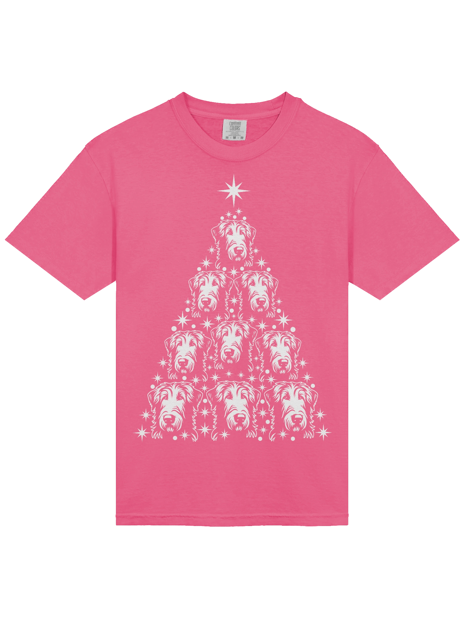 Irish Wolfhound Christmas Tree T-Shirt product image (5)