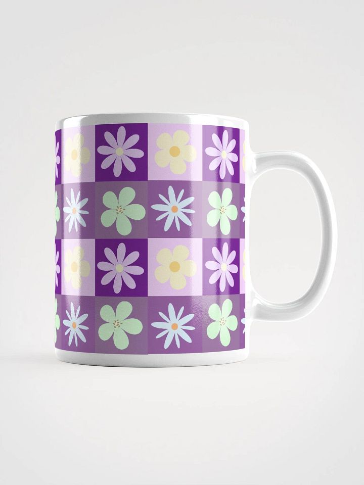 Mauve Floral Pattern Mug product image (2)