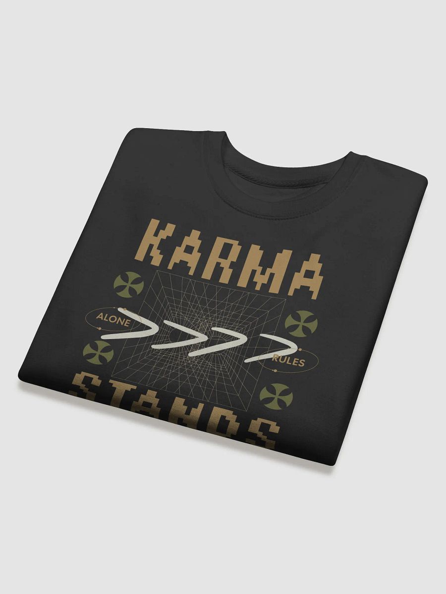Karma Stands Geometric Sweatshirt product image (4)
