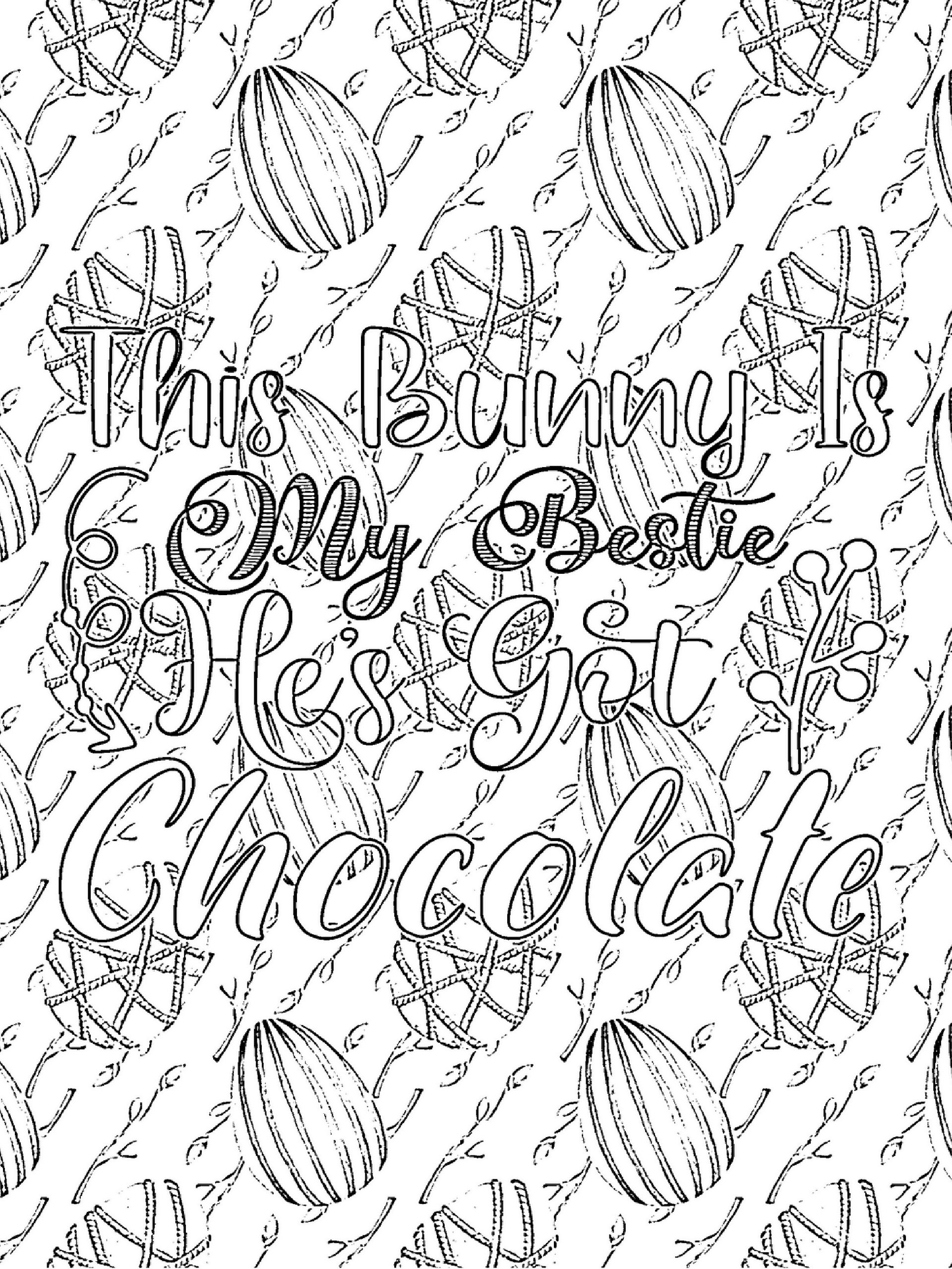 Easter Quotes Coloring Pages for Adults-60 Quotes product image (5)
