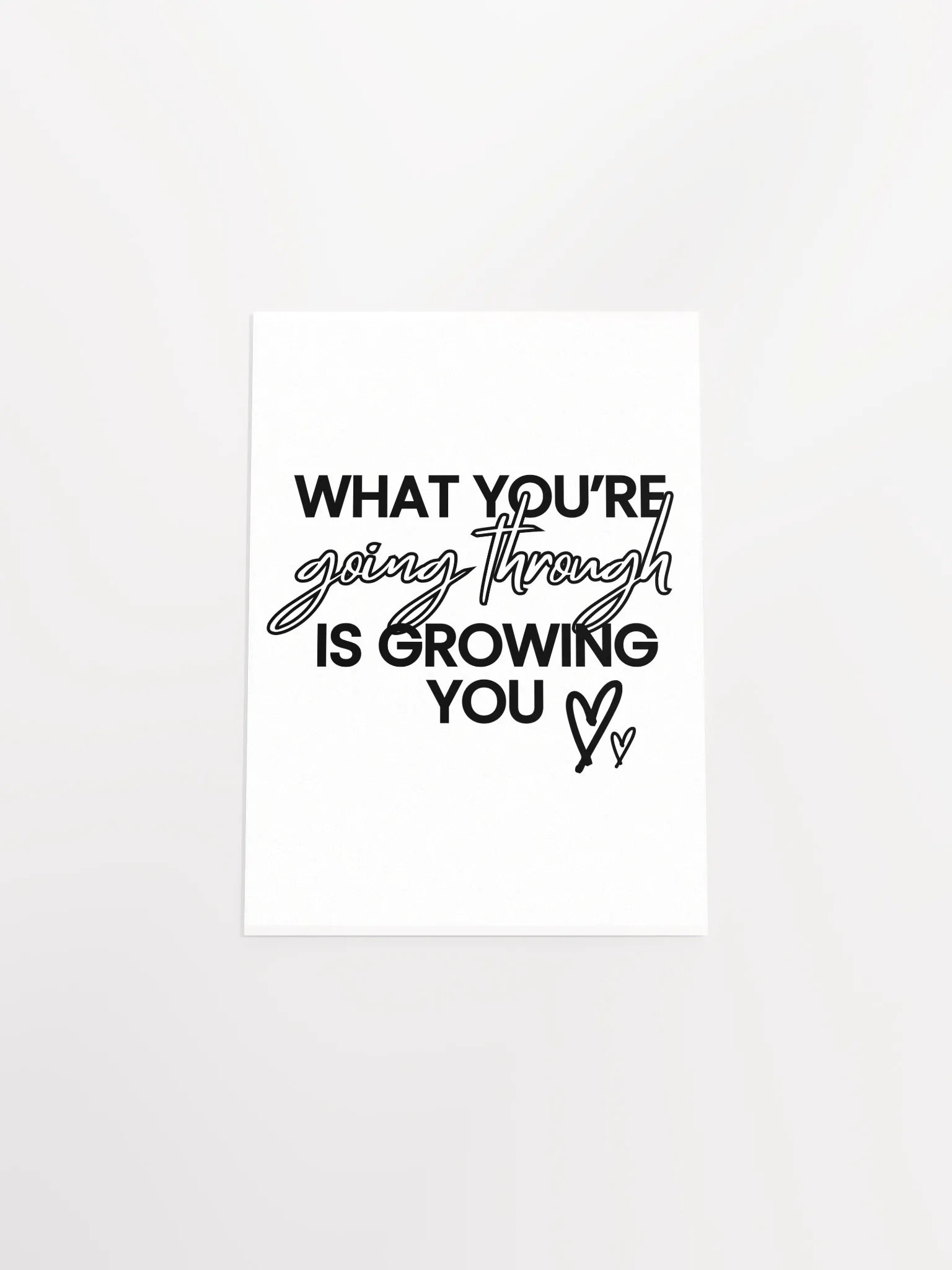 Wall Art 'What You're Going Through' Motivational Poster product image (7)