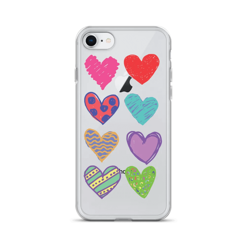 Vibrant Hearts iPhone® Case product image (24)
