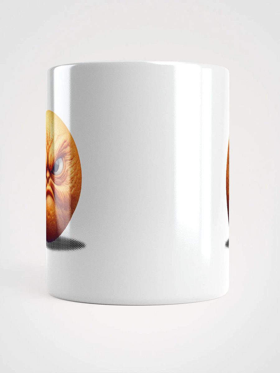 Sour Citrus - the Angry Orange. White Glossy Mug product image (13)