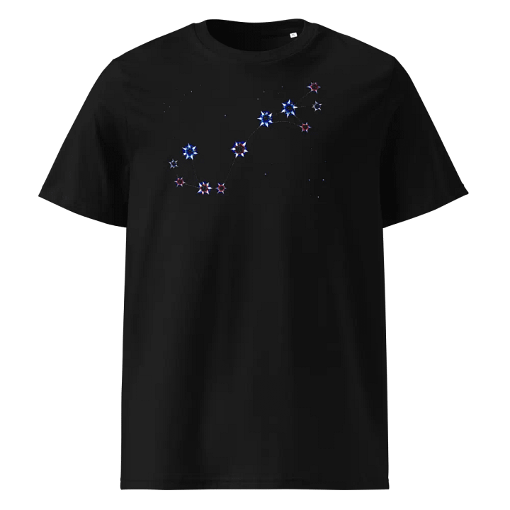 Scorpius Flower Constellation on Black Tee product image (1)