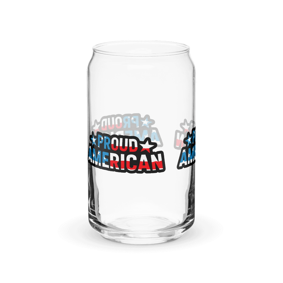 Can-Shaped Glass: Proud American product image (8)