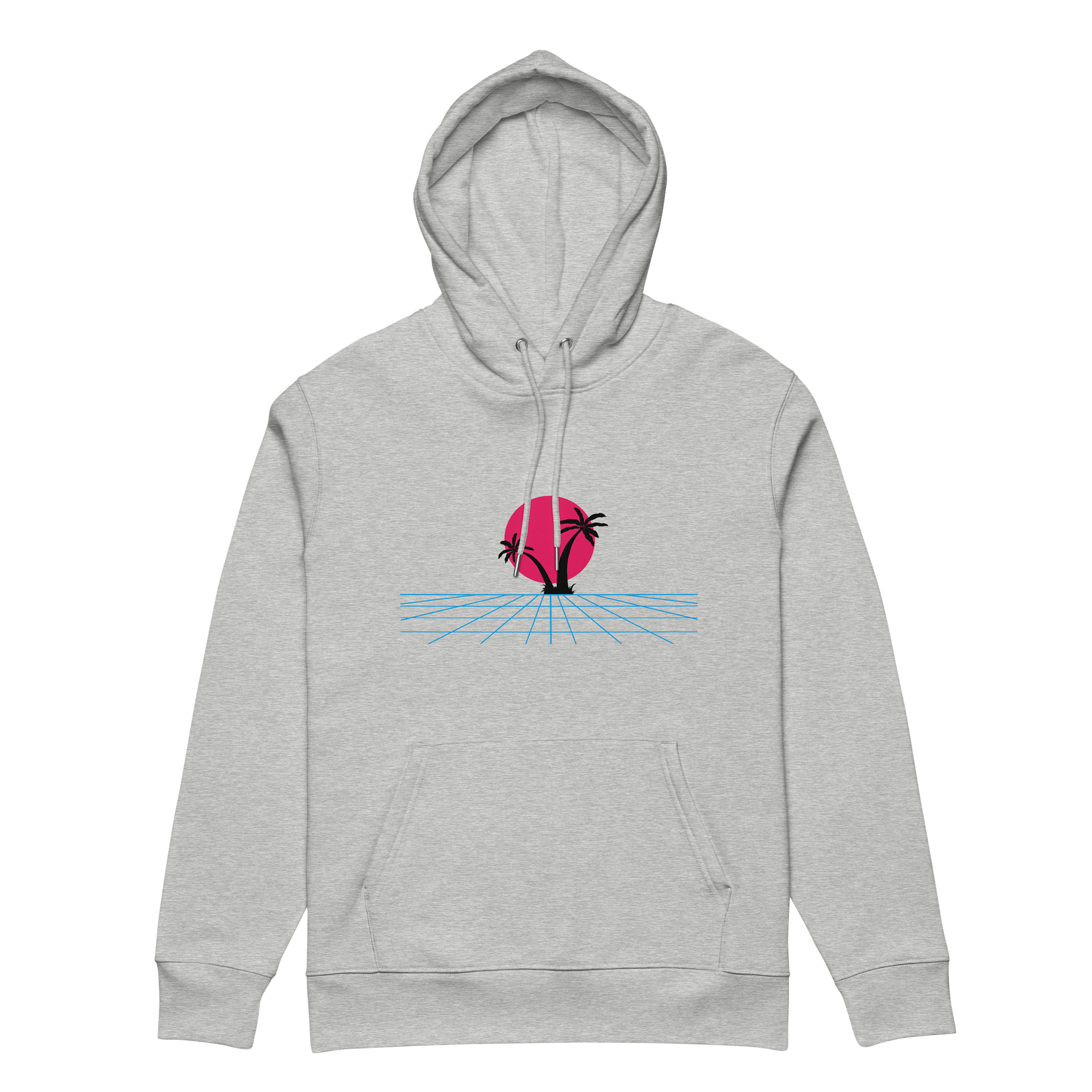 Retro Palm Trees Organic Hoodie product image (5)