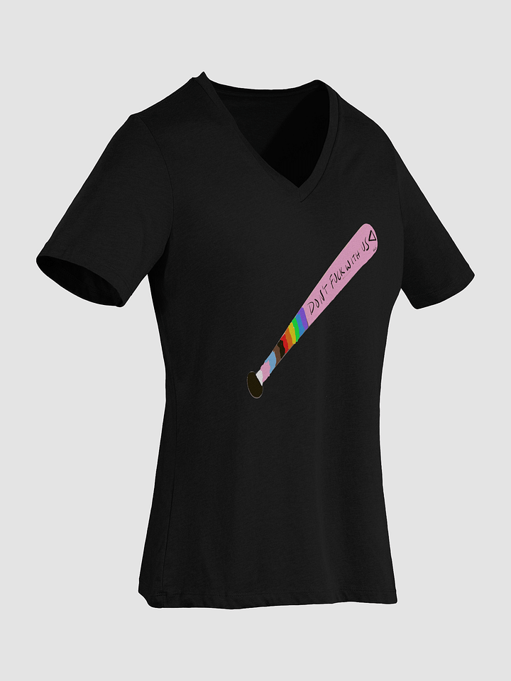 Don't F*ck With Us Relaxed V-Neck Tee product image (2)