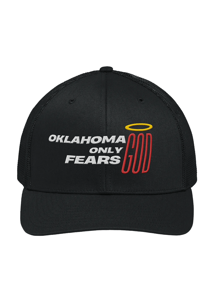 Oklahoma Only Fears God Trucker Hat product image (1)