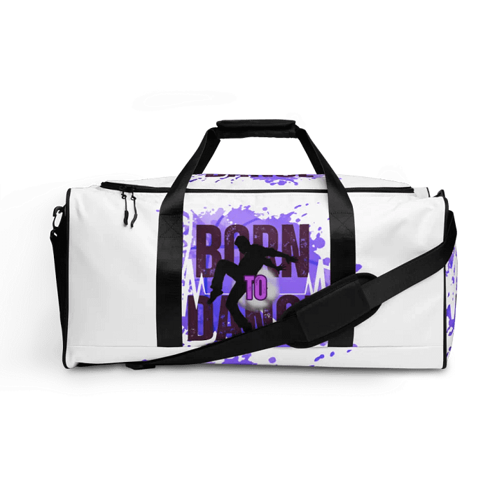 Born to Dance His Silhouette All-Over Duffle Bag product image (1)