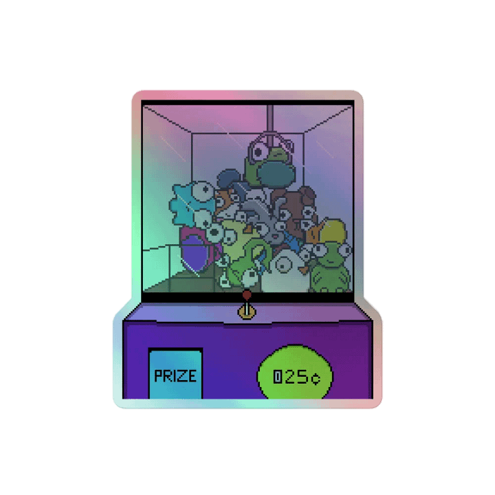 Blobbby Crane Game Holo Sticker product image (1)