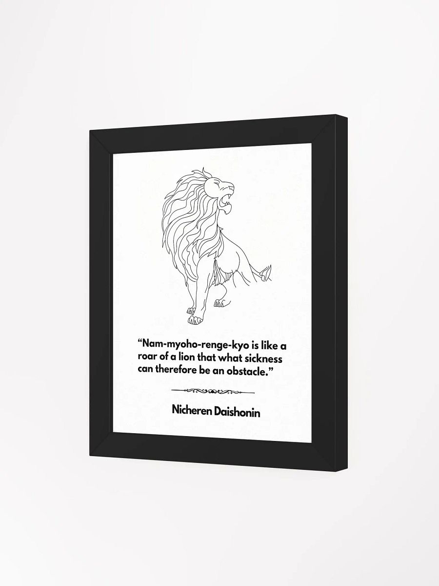 Nam-myoho-renge-kyo is like a roar of lion product image (3)