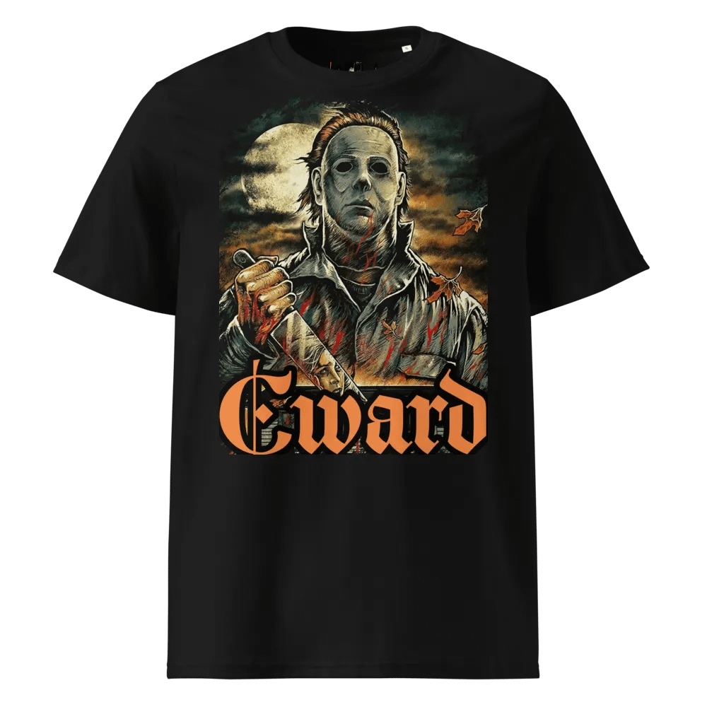 Cward micheal myers back and orange t-shirt product image (1)