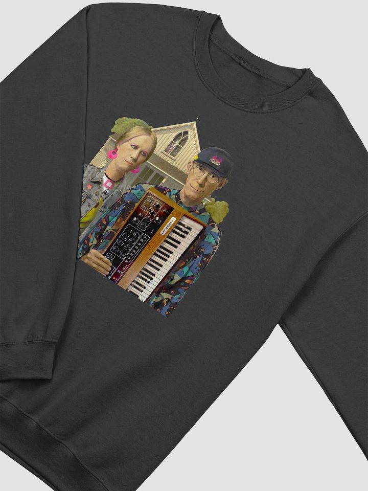 American Prophet by Frank Fonik, Techno EDM Classic Crewneck Sweatshirt product image (2)