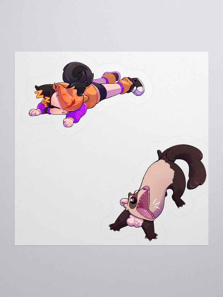 Wawa and Carrot Sticker Set product image (2)
