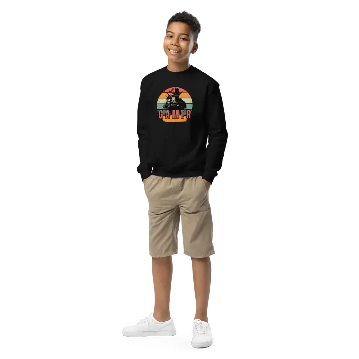 Gamer Soldier Youth Sweatshirt product image (1)
