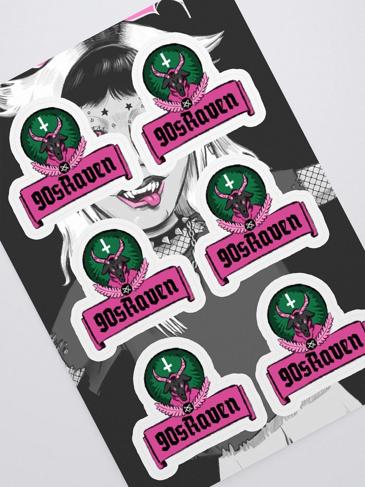 90sRaven Meister Stickers product image (1)