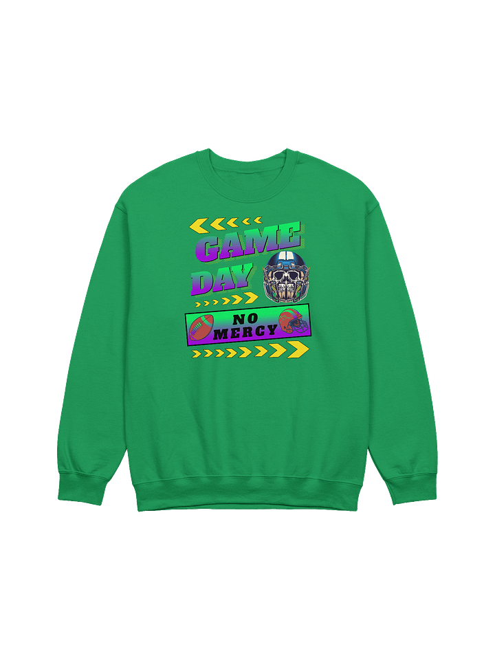 Game Day No Mercy Football Skull Spectacle Sweatshirt product image (5)
