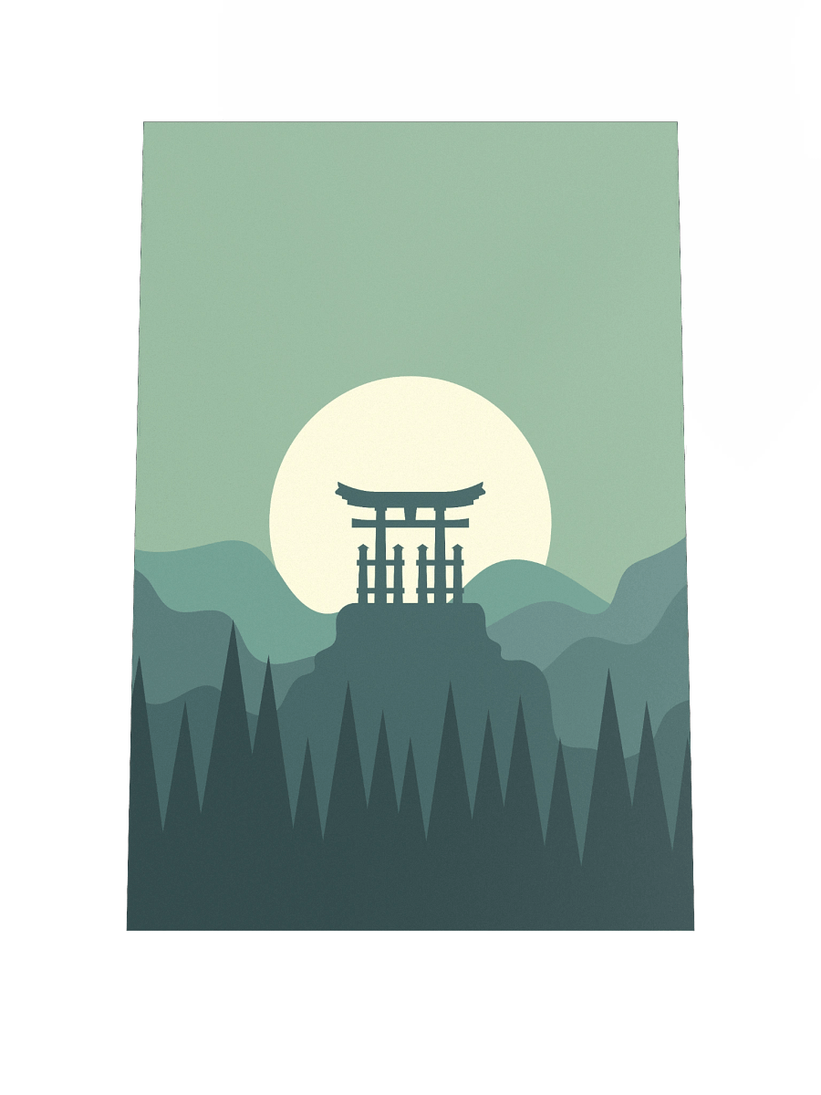 Ethereal Torii Gate Poster product image (1)
