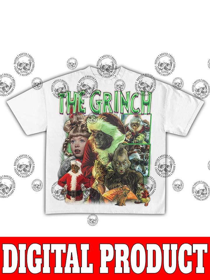 The Grinch Merry Christmas Vintage Bootleg Graphic product image (2)