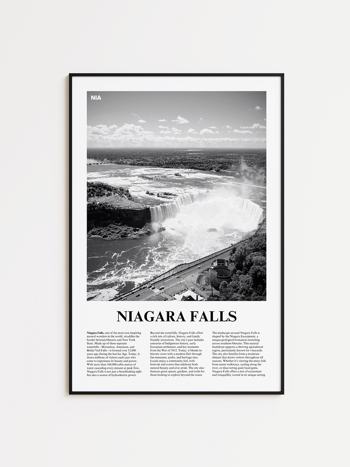 Niagara Falls 02 Newspaper Poster product image (1)