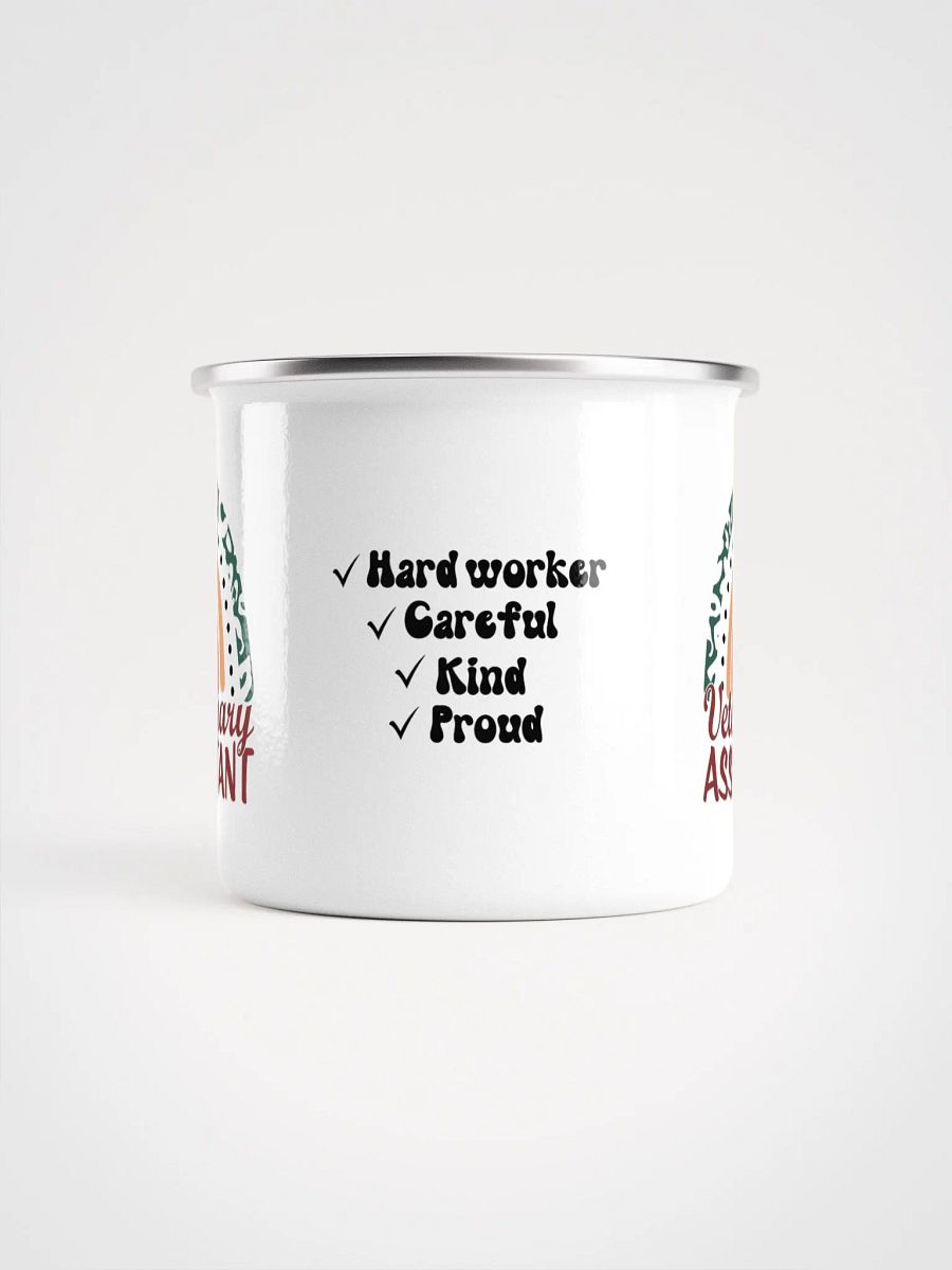 "Veterinary assistant" enamel Mug product image (2)