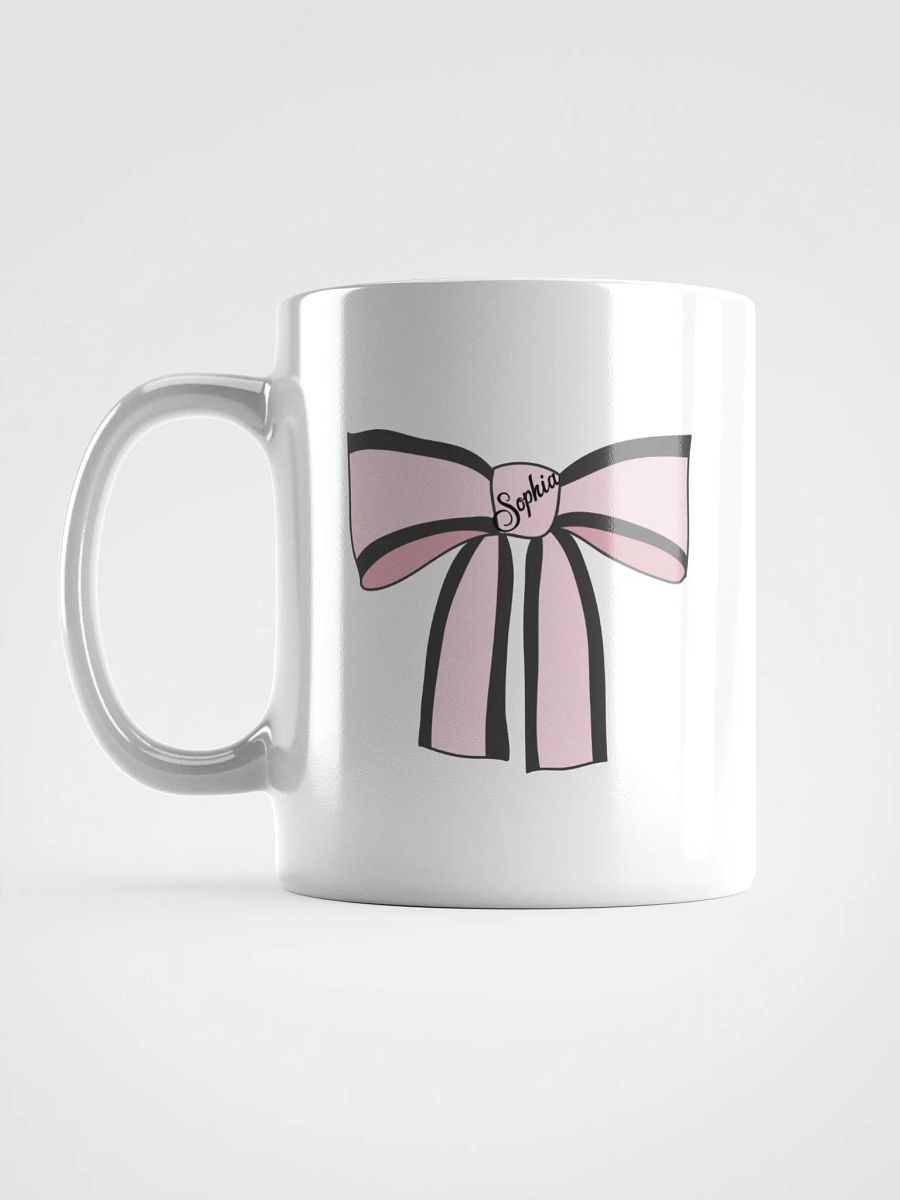 Sophia's Bow White Glossy Mug product image (16)