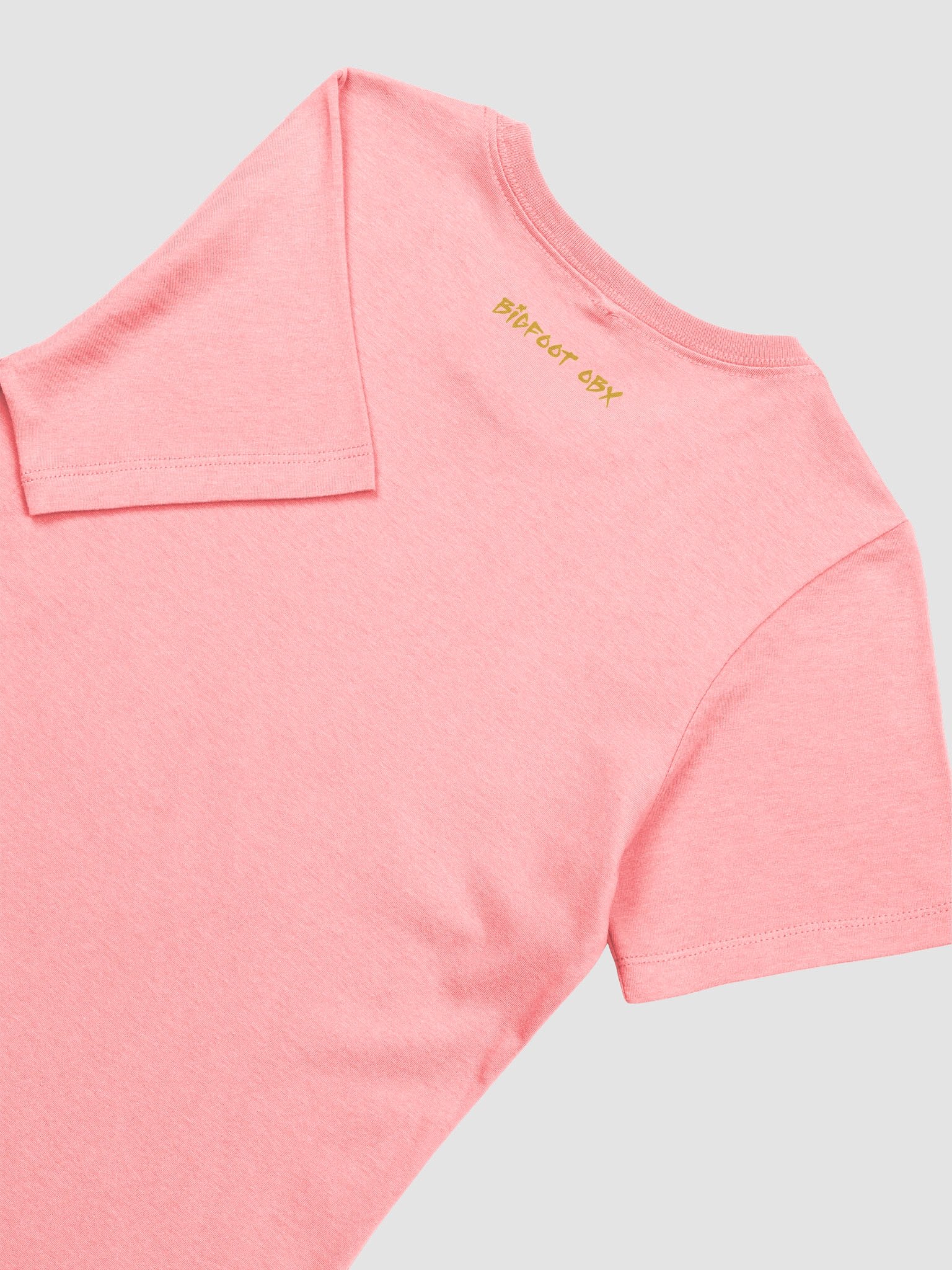 Destination Bigfoot Bronco Bigfoot Logo Bella+Canvas Women's Supersoft Relaxed-fit T-Shirt (Pink) product image (6)