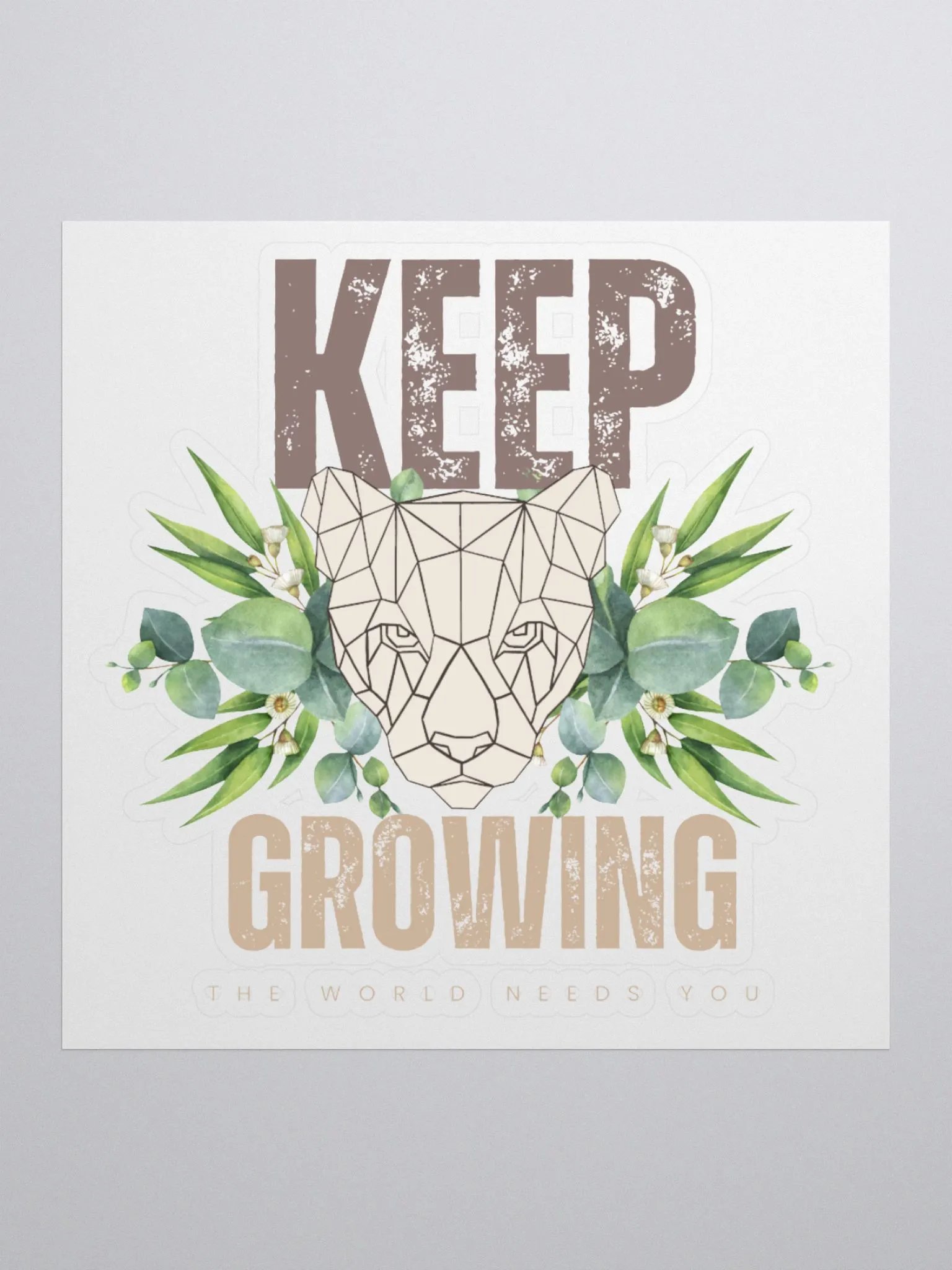 Keep Growing Sticker product image (3)